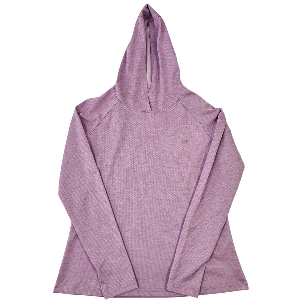C9 Champion Womens Heathered Purple Pullover Hoodie Activewear Sweatshirt Size M